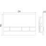 Сет: Инсталляция LEMARK PENEDA + кнопка смыва BIT чёрный матовый Soft touch 9880213
