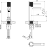 Смеситель LEMARK KARELIA LMF-2012S-GM для раковины